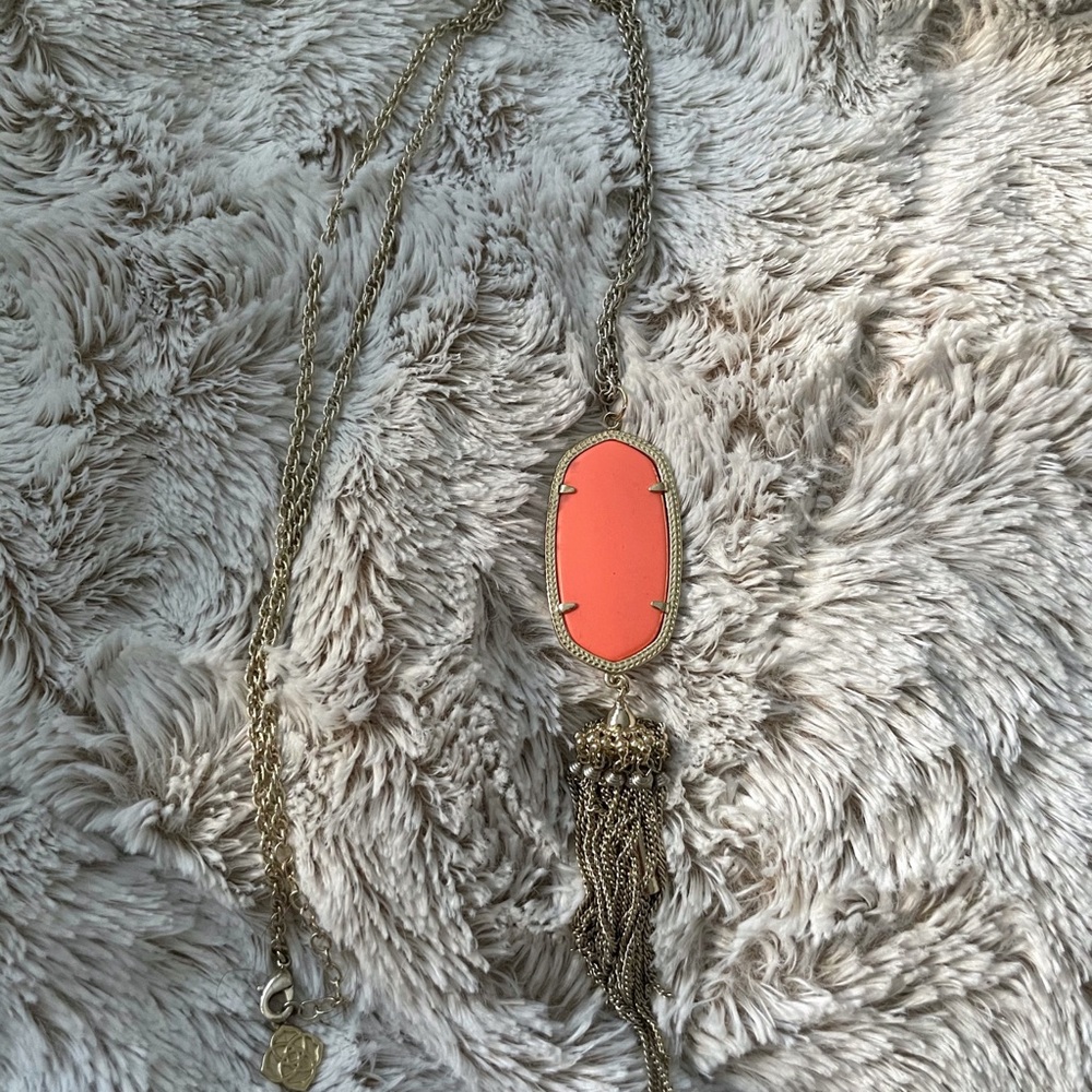 Kendra Scott Rayne Coral in Gold